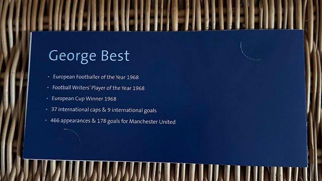 Image 5 of George Best £5 Note In Presentation Wallet