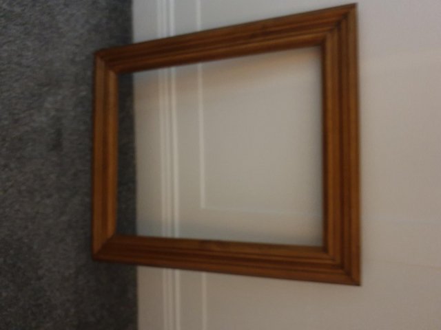 Preview of the first image of Large wooden Picture Frame.