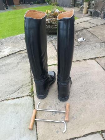 Image 2 of Lovely leather lined traditional riding boots 37.5
