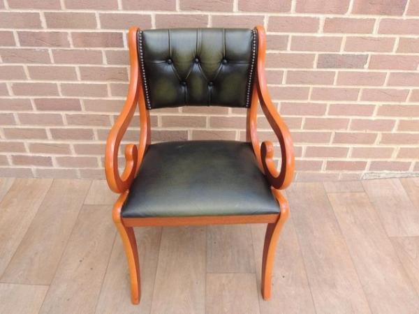 Image 3 of Chesterfield Compact Carver Desk Chair (UK Delivery)