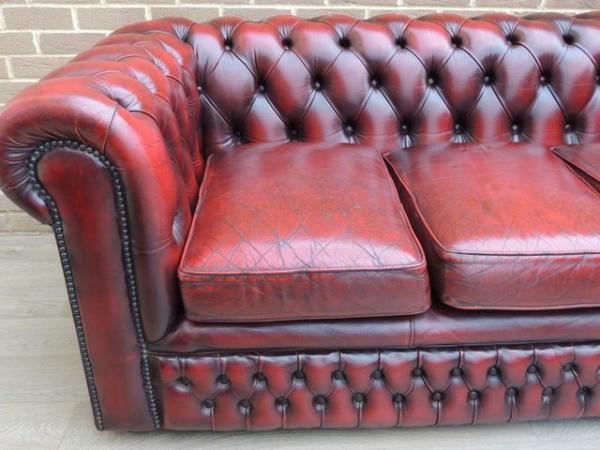 Image 28 of Vintage Chesterfield 3 piece Suite (UK Delivery)