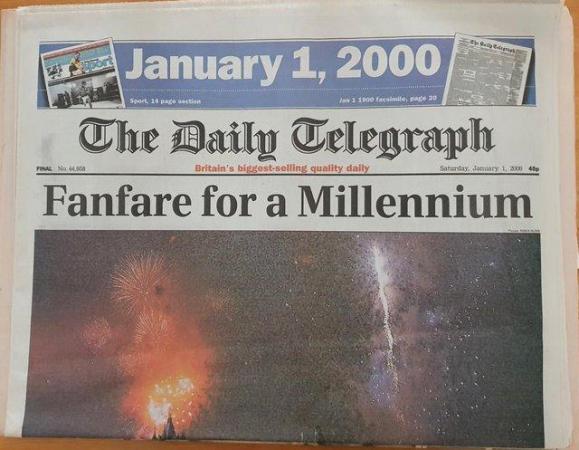 Image 1 of Original Millennium Daily Telegraphs