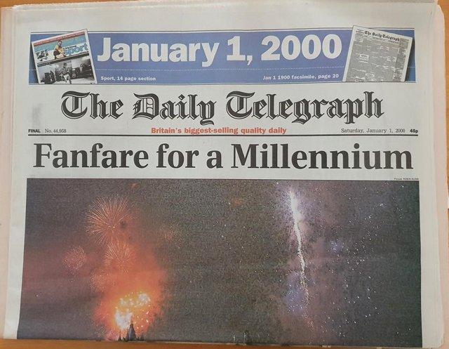 Preview of the first image of Original Millennium Daily Telegraphs.