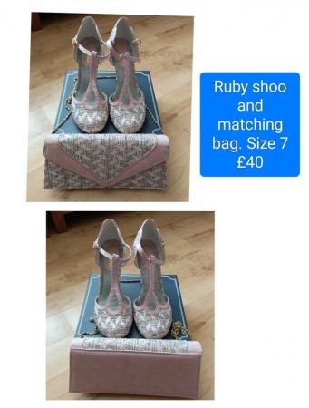 Image 3 of Ruby shoo shoes with matching bag