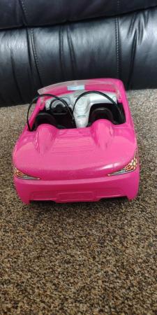 Image 3 of Barbie car with adjustable seat belts, moveable wheels etc