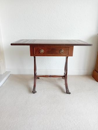Image 1 of Extendable occasional table with drawer for sale
