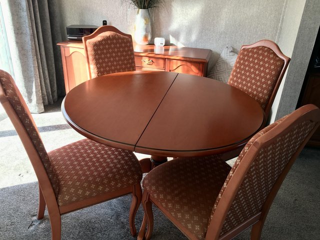 Preview of the first image of Dining table and 4 chairs.