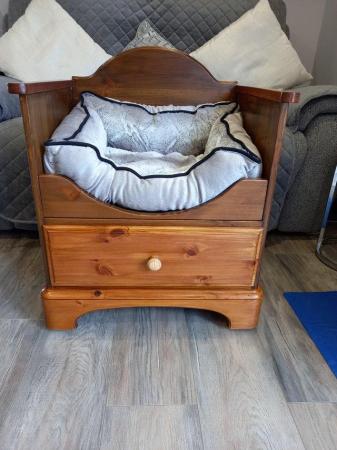 Image 1 of Lovely Solid Pine Dog/Cat Bed for your fur baby