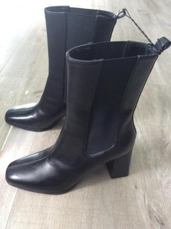 Image 2 of Black ankle boots new without tags, size 6