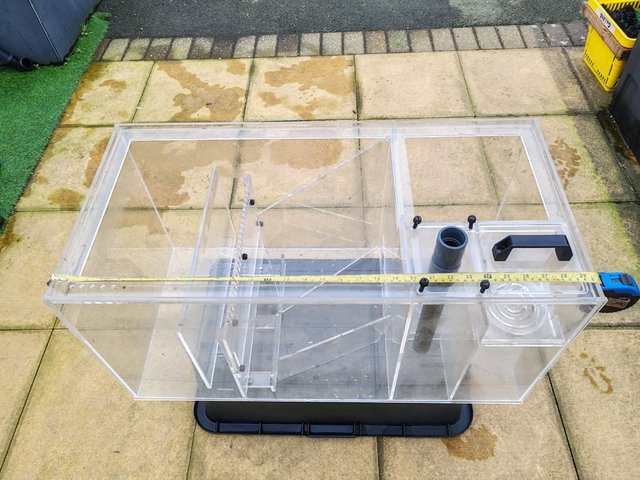 Preview of the first image of FISH TANK SUMP FILTER ACRYLIC NOT GLASS.