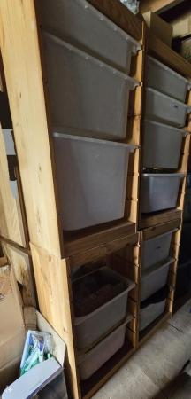 Image 2 of Ikea Tofast storage combination with boxes 1 of 4