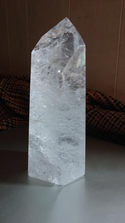 Image 2 of Lemurian Clear Polished Quartz Crystal