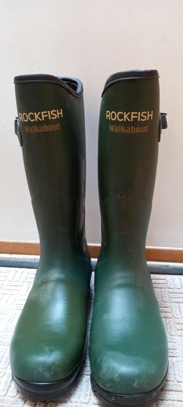 Preview of the first image of Like New RockFish Walkabout Wellington Boots.