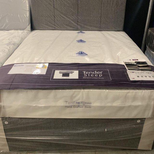 Preview of the first image of SUPER KING DIAMOND 1000 POCKET MATTRESS, BASE & HB.