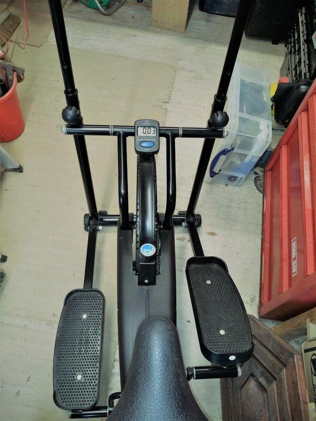 Preview of the first image of Opti 2 in 1 Air Cross Trainer and Exercise Bike.