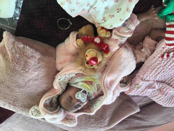 Image 3 of Reborn baby girl doll comes with extras