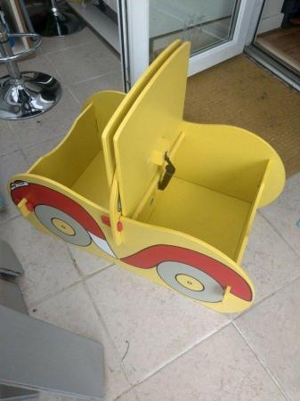 Image 2 of Yellow Noddy toy storage seat box