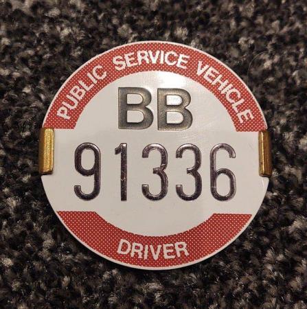 Image 2 of Five Vintage Public Service Vehicle Driver Badges