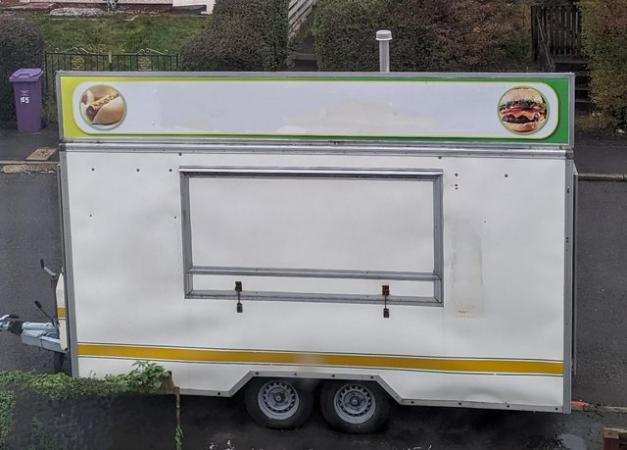 Image 1 of 12ft kitted out Catering trailer