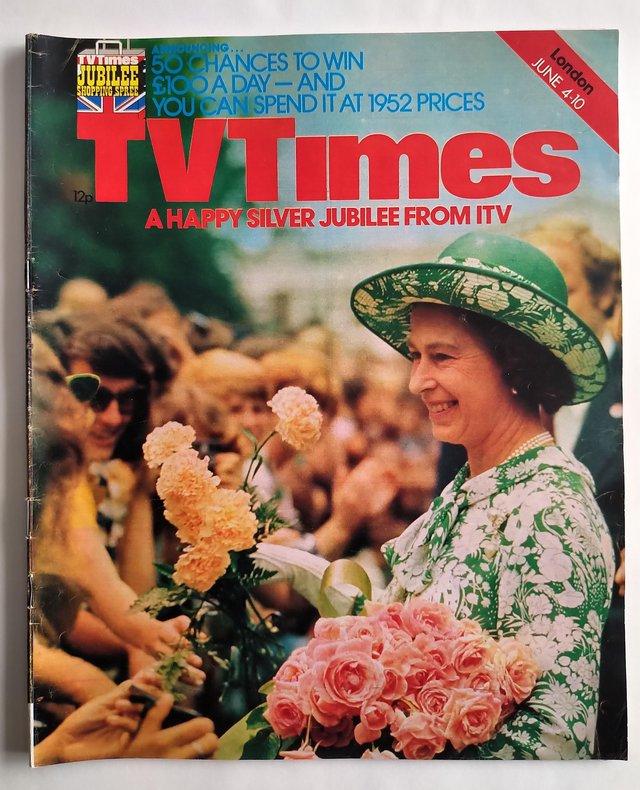 Preview of the first image of 1977 TV Times magazine Queen's Silver Jubilee edition.