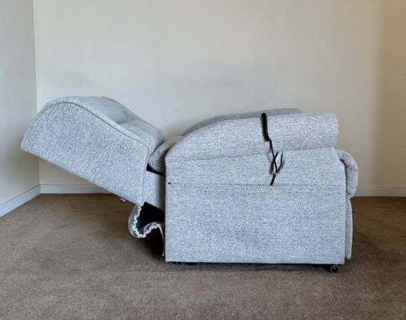 Image 20 of REPOSE ELECTRIC RISE RECLINER DUAL MOTOR CHAIR GREY DELIVERY