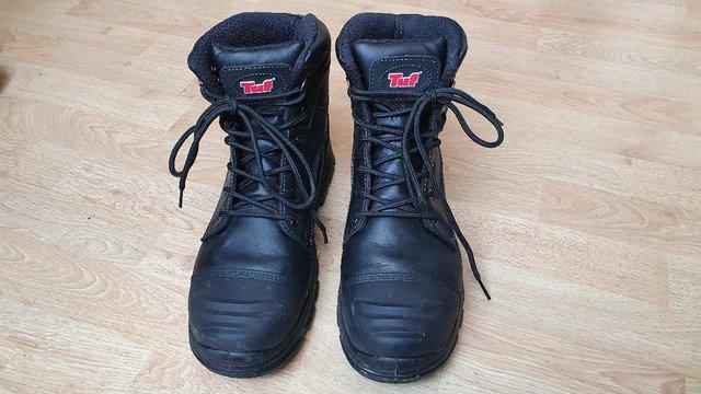 Preview of the first image of TUF brand work/safety boots, men's size 9, very good conditi.