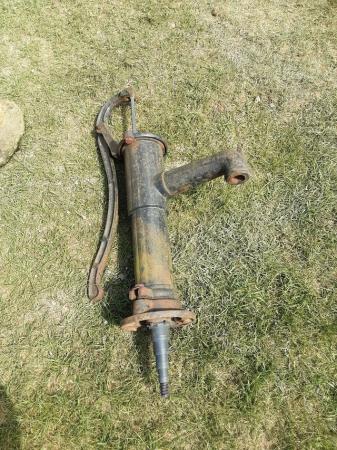Image 1 of Weathered iron pump old for sale
