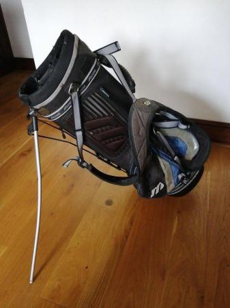 Image 2 of Mizuno golf bag with double shoulder strap and stand