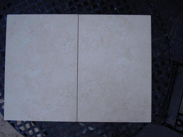 Image 2 of 30 beige wall tiles 44 x 30cm (17 x 12 inches approx)