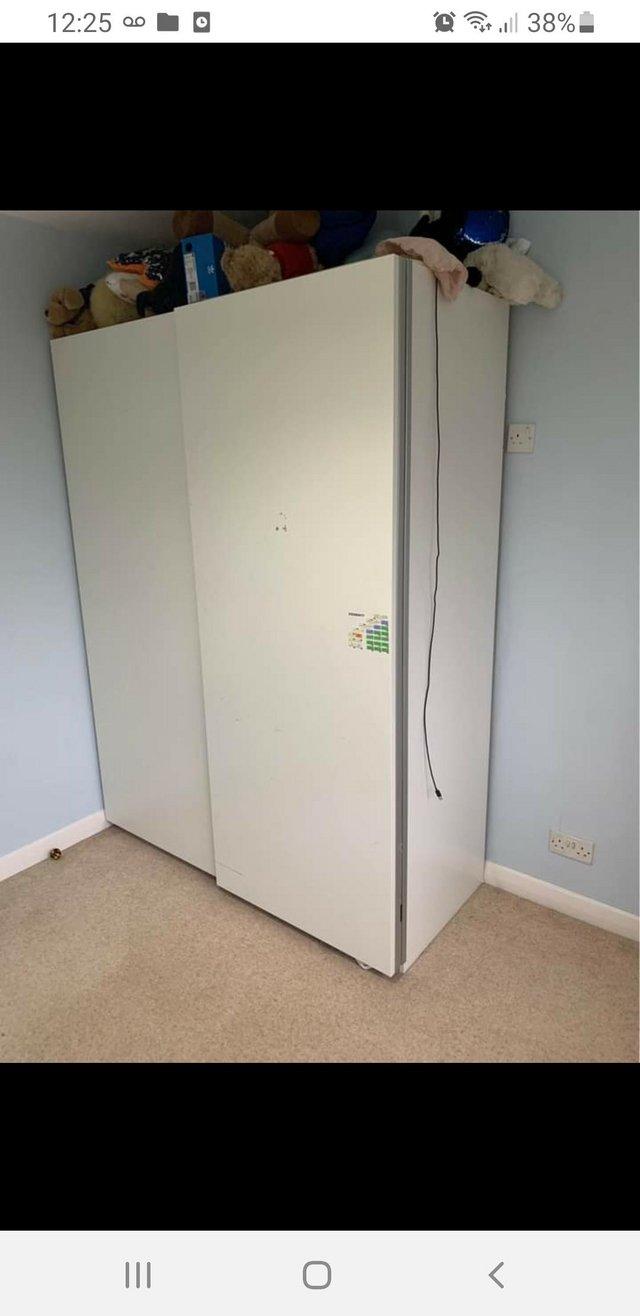 Preview of the first image of Ikea Pax large sliding 2 door wardrobe.