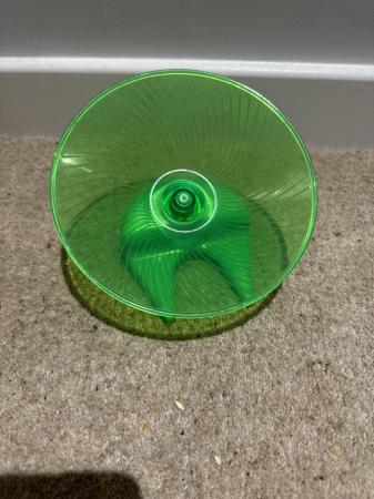 Image 4 of Green Silent hamster wheel