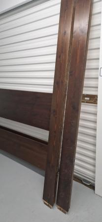 Image 3 of Warren Evans dark wooden king size bed frame