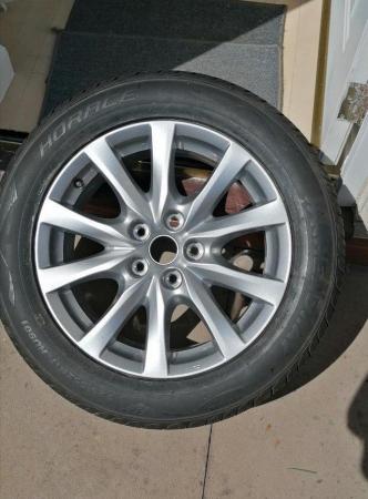 Image 2 of MAZDA ALLOY WITH BRAND NEW 17inch 225/75ZR tyre