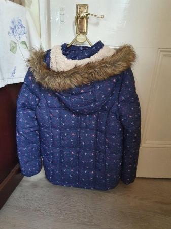 Image 2 of Childrens Fat Face padded jacket with hood