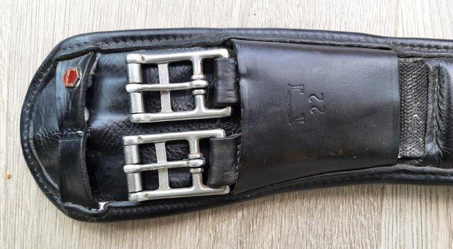 Image 3 of ALBION DRESSAGE GIRTH Black leather.