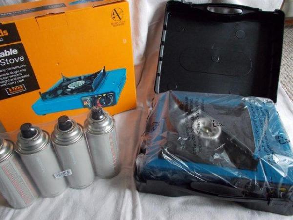 Image 9 of Camping Hiking Camper shed picnic stove & 1 gas canister