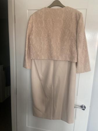 Image 3 of Size 12 Jacques Vert Dress & coordinating jacket blush pink