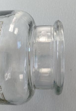 Image 16 of A Medium Sized Glass Storage Jar.  Height 8" (20cm)