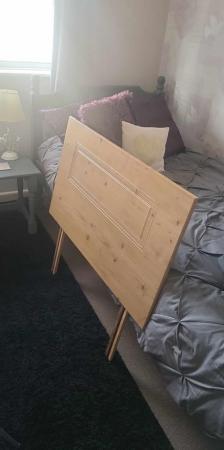 Image 1 of Solid pine single headboard