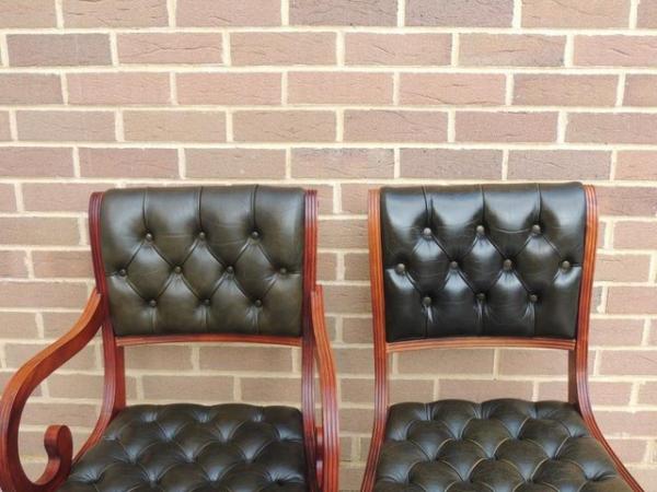 Image 17 of 6 Beresford and Hicks Chesterfield Chairs (UK Delivery)