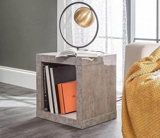 Image 1 of BLOC CUBE SIDE TABLE BRAND NEW