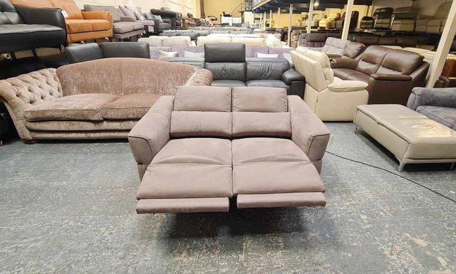 Image 6 of Dakota toronto charcoal fabric recliner 2 seater sofa