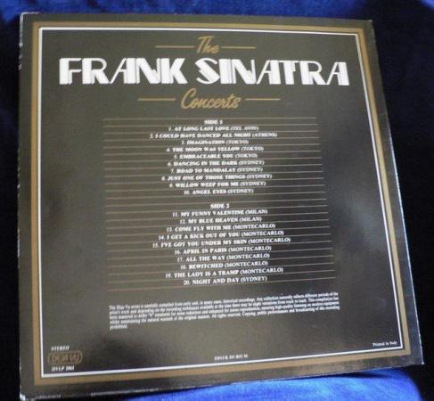 Image 2 of Frank Sinatra – The Concerts - 20 Live Greats 1987