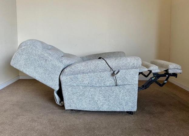 Image 19 of PRIDE ELECTRIC RISER RECLINER DUAL MOTOR GREY CHAIR DELIVERY