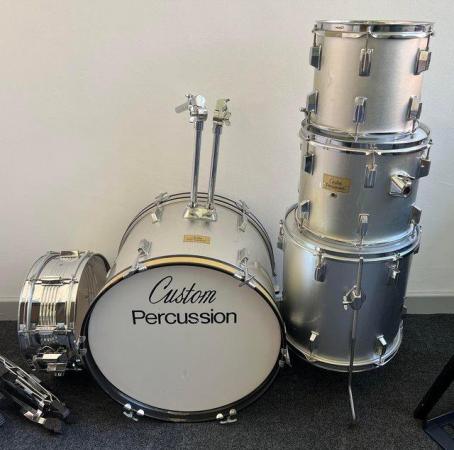 Image 1 of 'Custom Percussion' - Drum Kit (5 Piece Kit With Hardware)