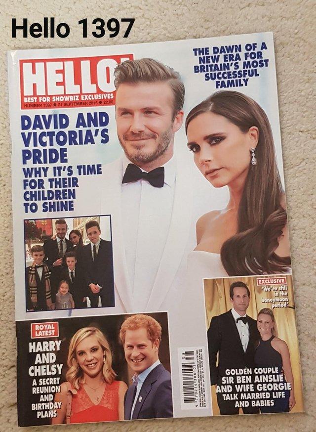 Preview of the first image of Hello Magazine 1397 -David & Victoria's Pride-Their Children.