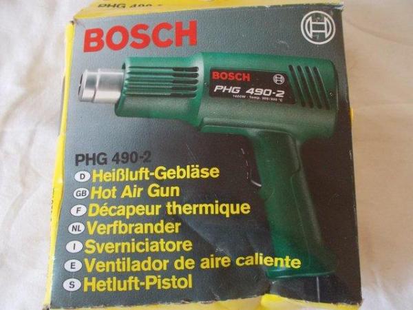 Image 2 of Bosch PHG 490-2 hot air heat gun paint stripper 1400W 500C