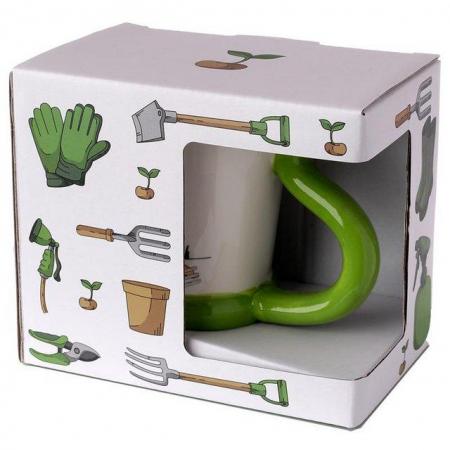 Image 2 of Fun Garden Hose Shaped Handle Ceramic Mug.  Free uk Postage