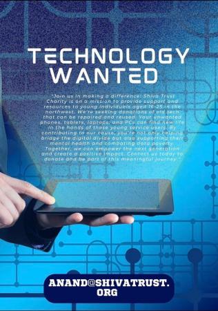 Image 1 of Technology wanted for 16-26  mental health project