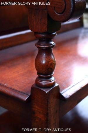 Image 18 of A TITCHMARSH AND GOODWIN TAVERN SEAT HALL SETTLE BENCH PEW
